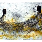 Confidence—2011—Collagraphie, acrylique et impression mousse—65 x 100 cm