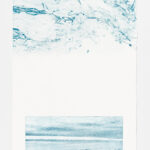 Le portail de l’aube, 2023 Photogravure, collagraphie et impression numérique sur papier 76 x 28 cm